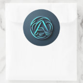 ein Logo-Aufkleber Runder Aufkleber (Tasche)