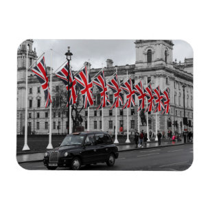 Ein London-Szene-Bild als Souvenir Magnet
