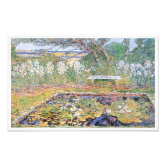 Ein Long Island-Garten von Frederick Childe Hassam Fotodruck