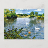 Ein Long Island See, berühmtes Gemälde, Postkarte (Vorderseite)