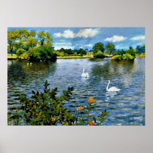 Ein Long Island See, Fine Art, Poster