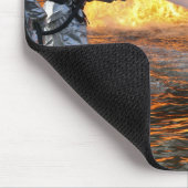 Ein Löschteam für Flugzeuge Mousepad (Ecke)