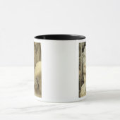 Ein Löwe, der den Fuß von Daniel leckt Tasse (Zentrum)