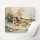 Ein Löwe in der Wüste, 1834 Mousepad (Mit Mouse)