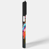 Ein Löwe in Kopfhörern Case-Mate iPhone Hülle (Rückseite / Rechts)