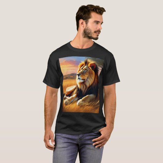 Ein Löwe T-Shirt (Vorne ganz)