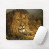 Ein Löwe und ein Löwe Mousepad (Mit Mouse)
