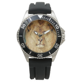 Ein Löwenkopf (von Heywood Hardy) Armbanduhr