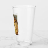 Ein Löwenkopf (von Heywood Hardy) Glas (Links)