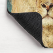 Ein Löwenkopf (von Heywood Hardy) Mousepad (Ecke)