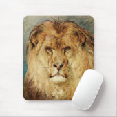 Ein Löwenkopf (von Heywood Hardy) Mousepad (Mit Mouse)