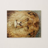 Ein Löwenkopf (von Heywood Hardy) Puzzle (Horizontal)