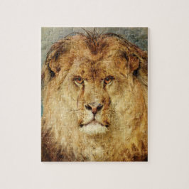 Ein Löwenkopf (von Heywood Hardy) Puzzle