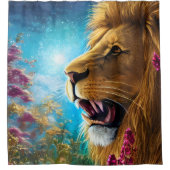 Ein Löwentanz Duschvorhang (Vorderseite)