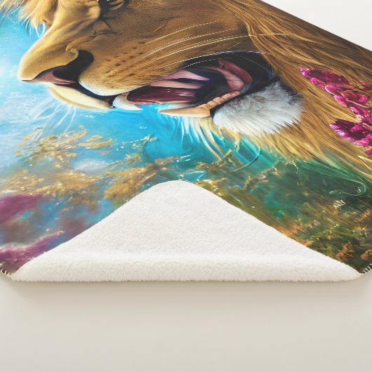 Ein Löwentanz Sherpadecke (3/4)