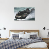 Ein Luftpolster der US-Marine Leinwanddruck (Insitu (Schlafzimmer))