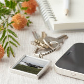 Ein Luftpolster eines Landefahrzeugs kommt an Land Schlüsselanhänger (Seite)