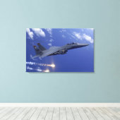 Ein Luftwaffe F-15E Strike Eagle Leinwanddruck (Insitu (Holzboden))