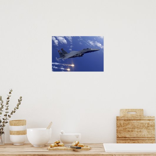 Ein Luftwaffe F-15E Strike Eagle Poster (Küche)