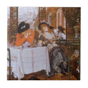 Ein Lunch (Le Dejeuner) von James Tissot Fliese