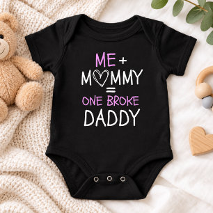 Ein lustiger Babysommer mit dem Spruch 'Ein Daddy Baby Strampler