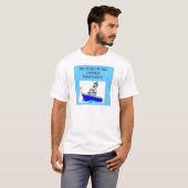 ein lustiger Bootfahrtkapitänwitz T-Shirt (Vorne ganz)