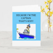 ein lustiger Bootshaukel Karte (Gelbe Blume)