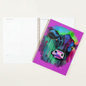 Ein lustiger bunter KI-Kuh-Planer Planer (Anzeige)