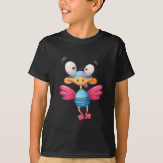 Ein lustiger Cartoon-Design-T - Shirt