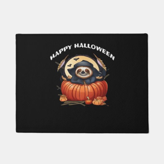 Ein lustiger Faultier, das Halloween feiert Essent Fußmatte (Vorderseite)