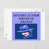 ein lustiger Geheimniswitz Postkarte (Vorne/Hinten)