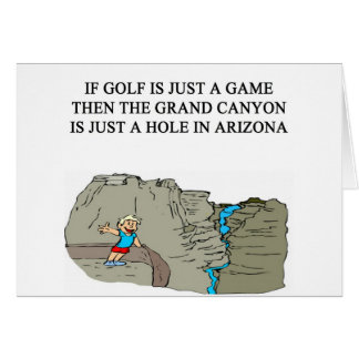 ein lustiger Golfentwurf