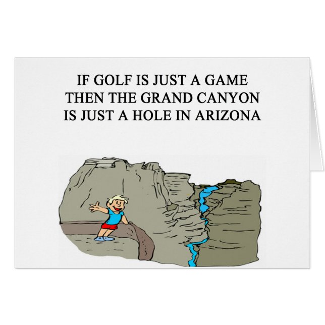 ein lustiger Golfentwurf (Vorderseite (Horizontal))