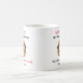 Ein lustiger Hug-Defizittest Kaffeetasse (Mittel)