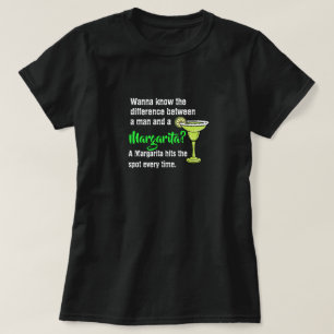 Ein lustiger Mann und eine Margarita trafen den Sp T-Shirt