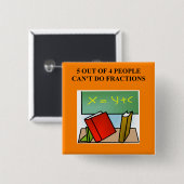 ein lustiger Mathewitz Button (Vorne & Hinten)