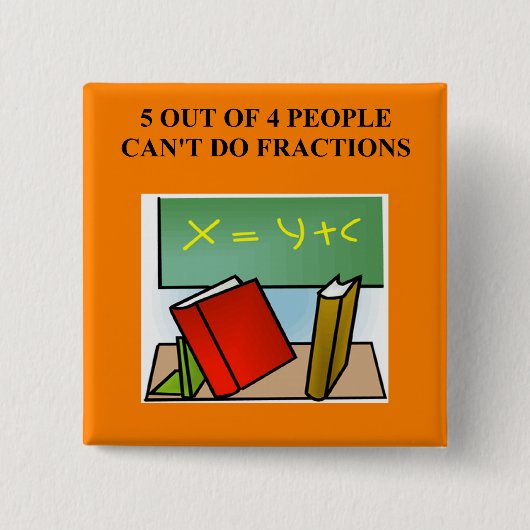 ein lustiger Mathewitz Button (Vorderseite)