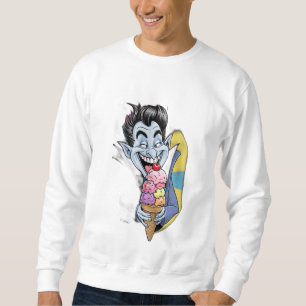 Ein lustiger, nicht so beängstigender Vampir, der Sweatshirt