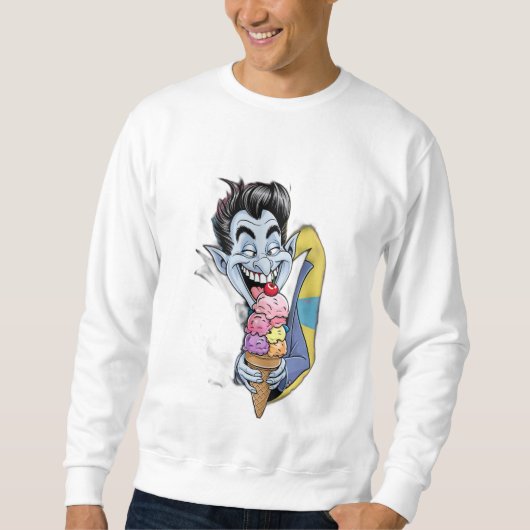 Ein lustiger, nicht so beängstigender Vampir, der Sweatshirt (Vorderseite)