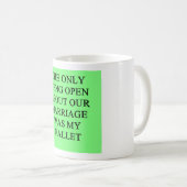 ein lustiger Scheidungswitz für Männer Kaffeetasse (VorderseiteRechts)