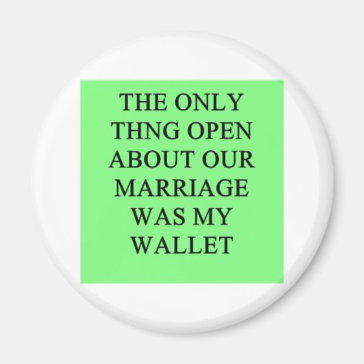 ein lustiger Scheidungswitz für Männer Magnet (Vorne)