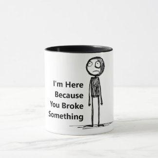 Ein lustiger Schlamm für einen IT-Typ. Tasse