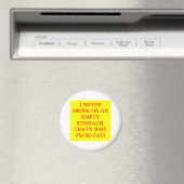 ein lustiger Trinkerwitz Magnet (In Situ (Geschirrspüler))