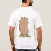 Ein lustiges Capybara-Shirt T-Shirt (Rückseite)