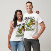 Ein lustiges Dinosaurier T-Shirt Design (Unisex)