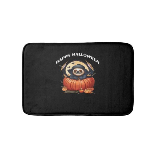 Ein lustiges Faultier, das Halloween Essential T-S Badematte (Vorderseite)
