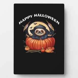 Ein lustiges Faultier, das Halloween Essential T-S Fotoplatte