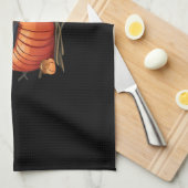 Ein lustiges Faultier, das Halloween Essential T-S Geschirrtuch (Viertel Falte)