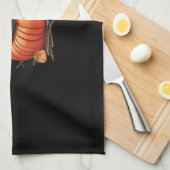 Ein lustiges Faultier, das Halloween Essential T-S Geschirrtuch (Viertel Falte)