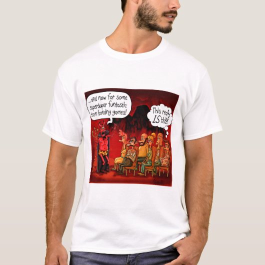 Ein lustiges Geschenk für Mitarbeiter. T-Shirt (Vorderseite)